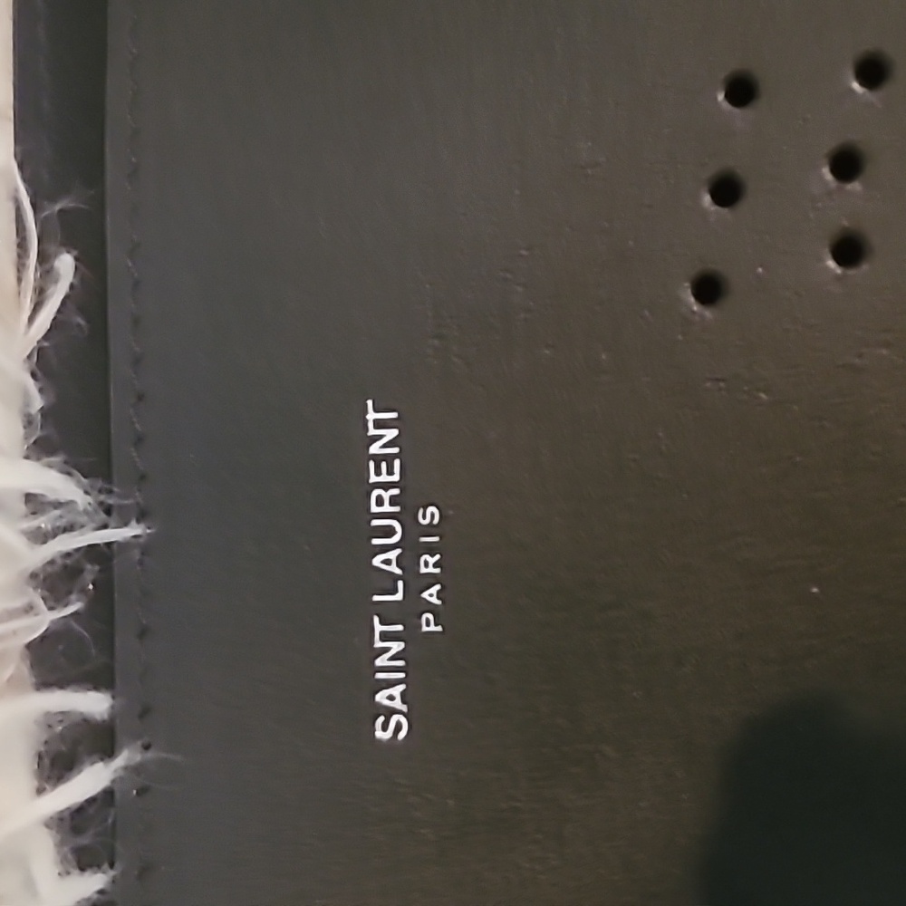 Authentic SAINT LAURENT Black Tote Bag - Picture 4 of 12